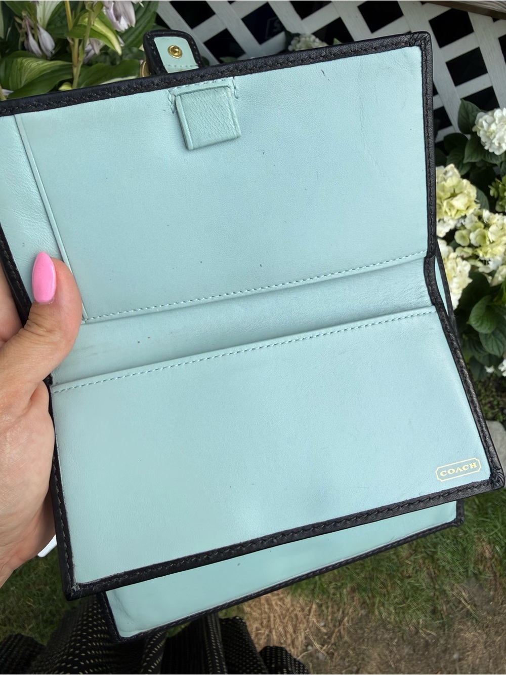 Coach Bleeker Tattersall Signature Y2K Vintage Wallet - Picture 7 of 12